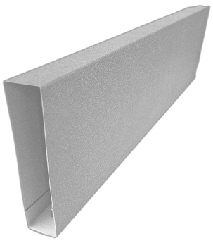 Kerítésléc acél 130mm széles fehér