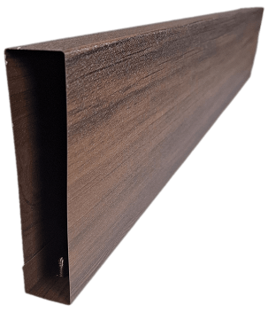 Kerítésléc acél 130mm széles famintás